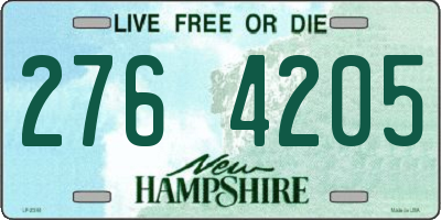 NH license plate 2764205