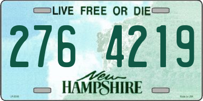 NH license plate 2764219