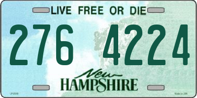 NH license plate 2764224