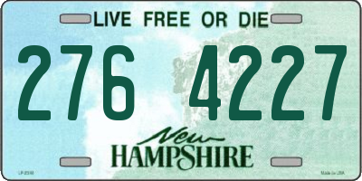 NH license plate 2764227