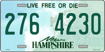 NH license plate 2764230