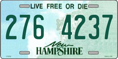 NH license plate 2764237