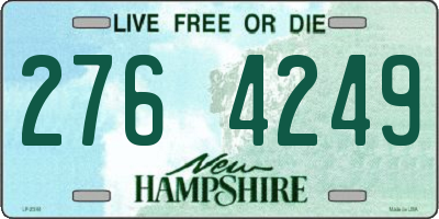 NH license plate 2764249