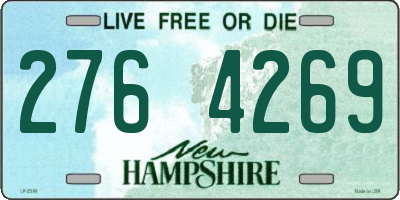 NH license plate 2764269