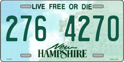 NH license plate 2764270