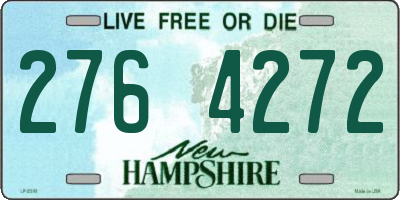 NH license plate 2764272
