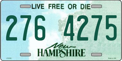 NH license plate 2764275