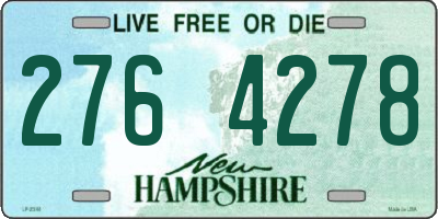 NH license plate 2764278