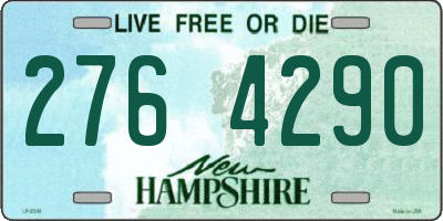 NH license plate 2764290
