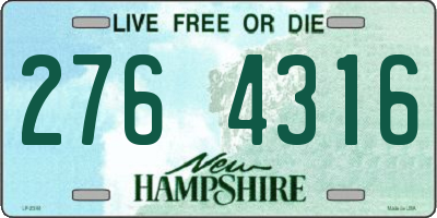 NH license plate 2764316