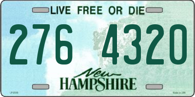 NH license plate 2764320