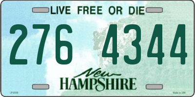 NH license plate 2764344