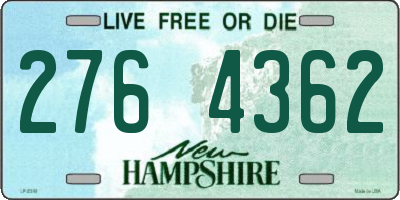NH license plate 2764362