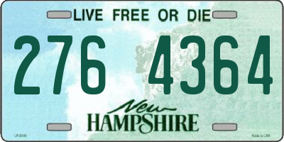 NH license plate 2764364