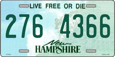 NH license plate 2764366
