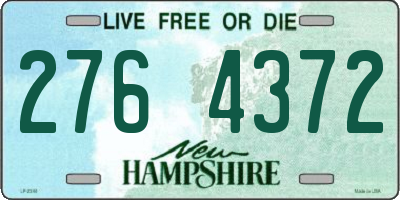 NH license plate 2764372