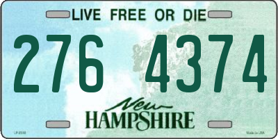 NH license plate 2764374