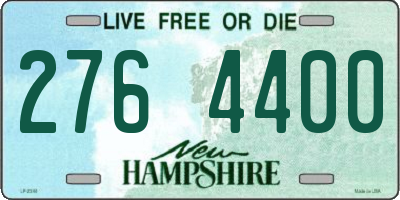 NH license plate 2764400
