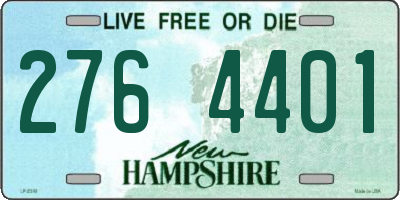 NH license plate 2764401