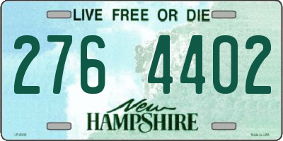 NH license plate 2764402