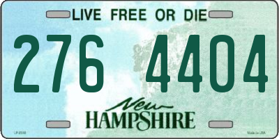 NH license plate 2764404