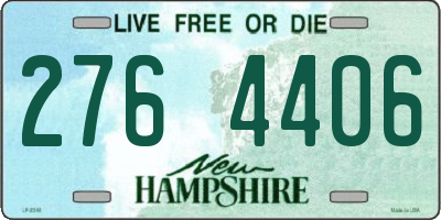 NH license plate 2764406