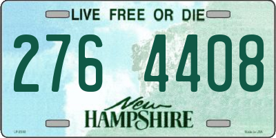 NH license plate 2764408