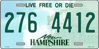 NH license plate 2764412