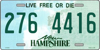 NH license plate 2764416