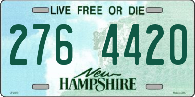 NH license plate 2764420