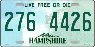 NH license plate 2764426
