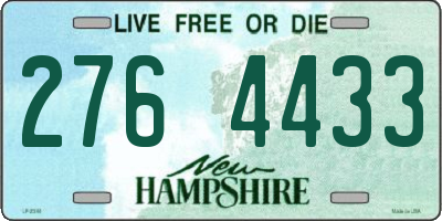 NH license plate 2764433