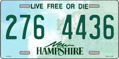 NH license plate 2764436