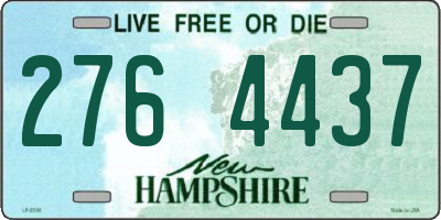 NH license plate 2764437