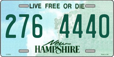 NH license plate 2764440