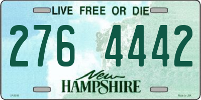 NH license plate 2764442