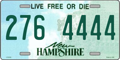 NH license plate 2764444