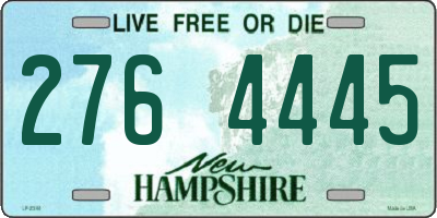 NH license plate 2764445