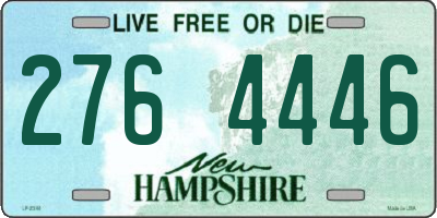NH license plate 2764446