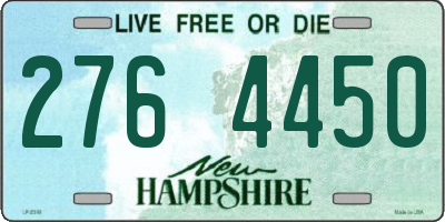 NH license plate 2764450