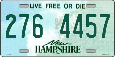 NH license plate 2764457