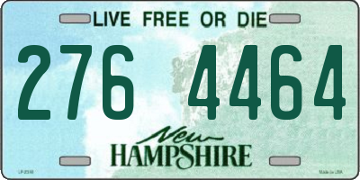 NH license plate 2764464
