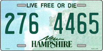 NH license plate 2764465