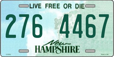 NH license plate 2764467