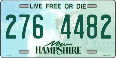NH license plate 2764482