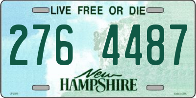 NH license plate 2764487