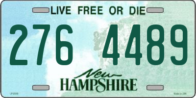 NH license plate 2764489
