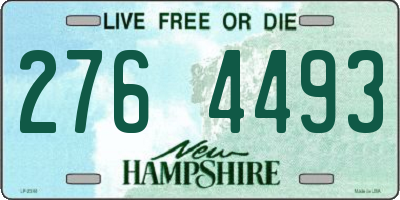 NH license plate 2764493