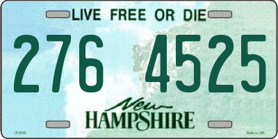 NH license plate 2764525
