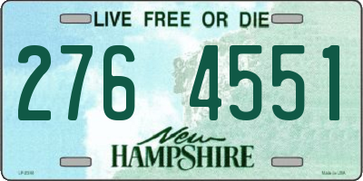 NH license plate 2764551